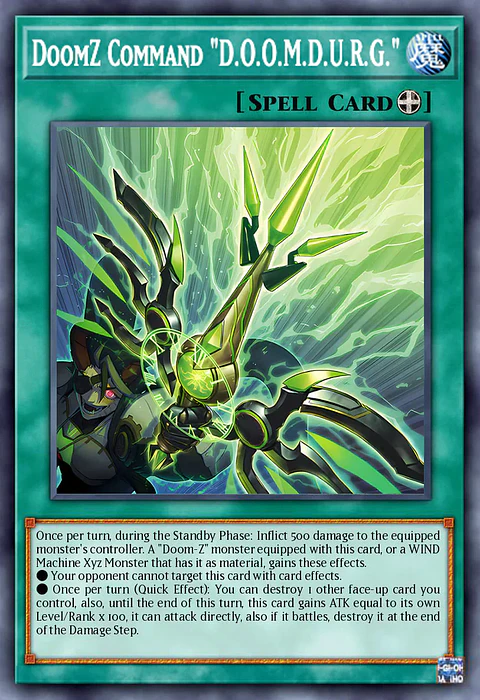 DoomZ Command "D.O.O.M.D.U.R.G." - DOOD-EN058 - Super Rare 