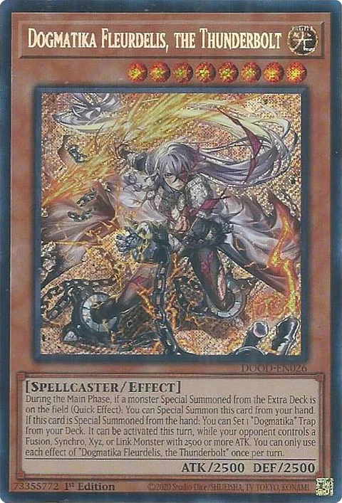 Dogmatika Fleurdelis, the Thunderbolt - DOOD-EN026 - Secret Rare 