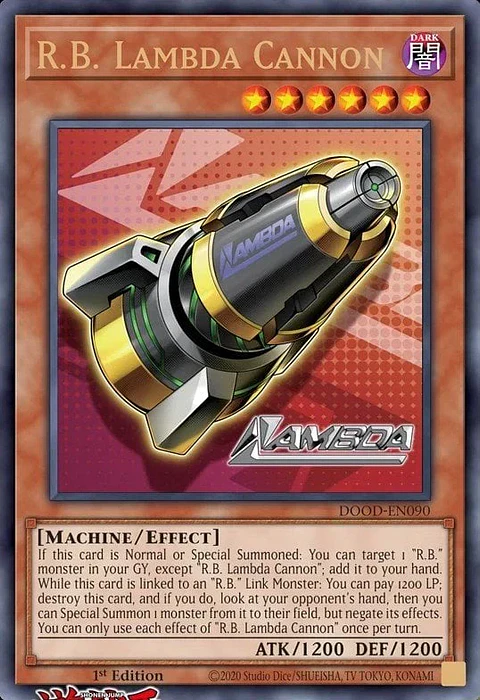 R.B. Lambda Cannon - DOOD-EN090 - Ultra Rare 