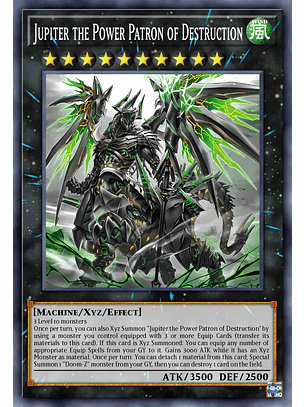 Jupiter the Power Patron of Destruction - DOOD-EN044 - Ultra Rare 