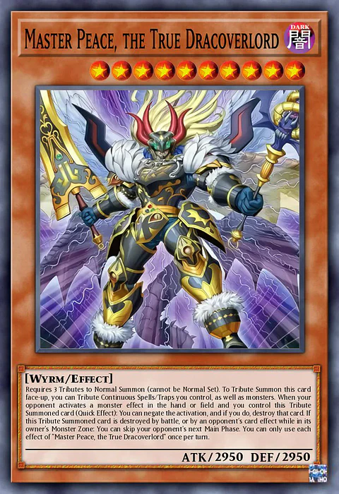 Master Peace, the True Dracoverlord - DOOD-EN018 - Secret Rare 