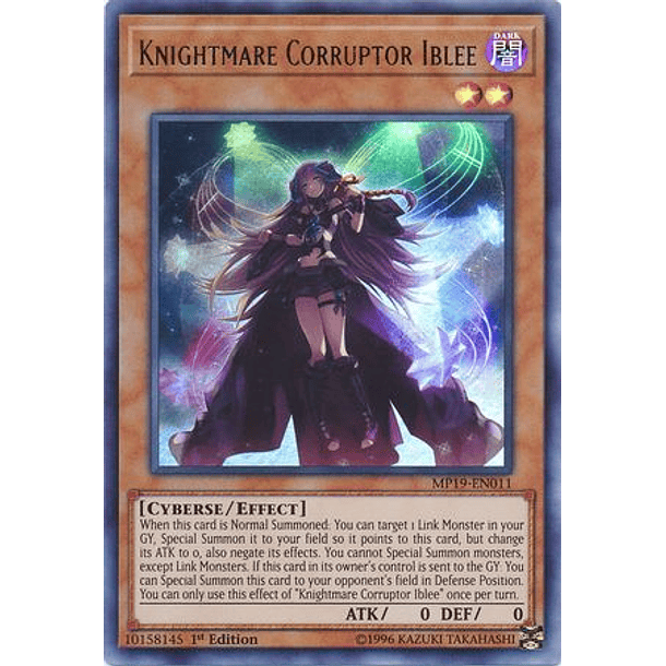 Knightmare Corruptor Iblee - MP19-EN011 - Ultra Rare