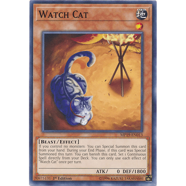 Watch Cat - MP19-EN013 - Common