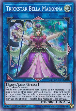 Trickstar Bella Madonna - MP19-EN021 - Super Rare 1
