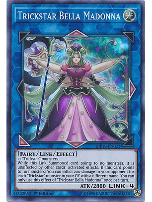 Trickstar Bella Madonna - MP19-EN021 - Super Rare