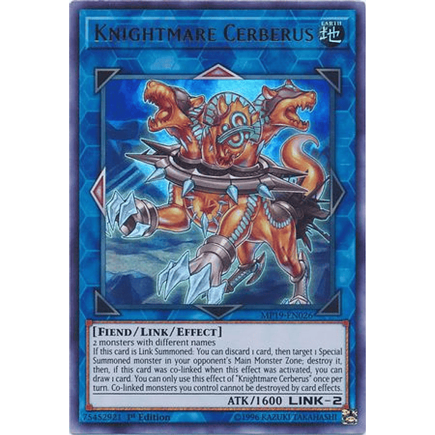 Knightmare Cerberus - MP19-EN026 - Ultra Rare