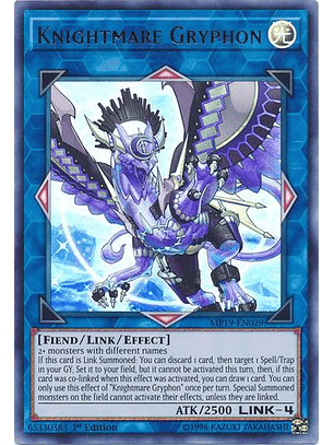 Knightmare Gryphon - MP19-EN029 - Ultra Rare