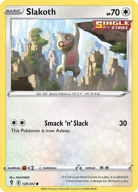 Slakoth - 129/203 - Common - ESK