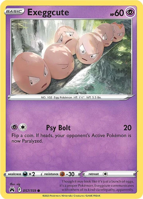 Exeggcute - 057/159 - Common - CRZ