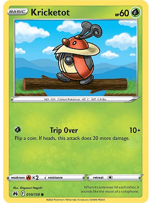 Kricketot - 010/159 - Common - CRZ