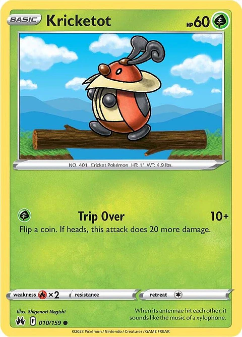 Kricketot - 010/159 - Common - CRZ