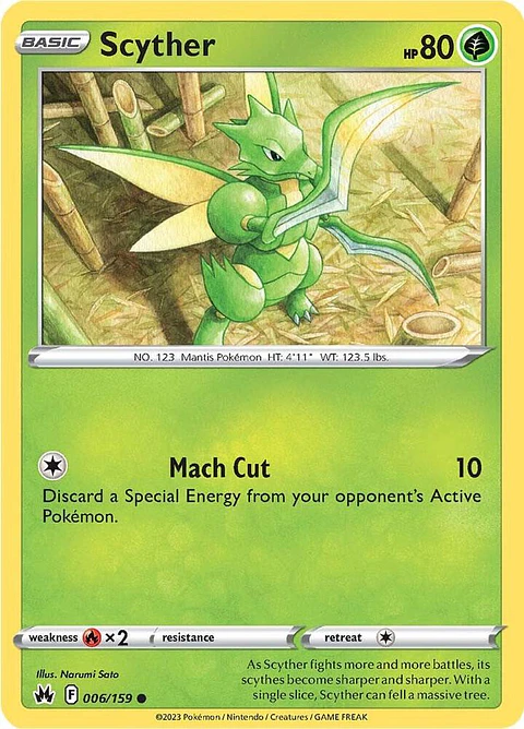 Scyther - 006/159 - Common - CRZ