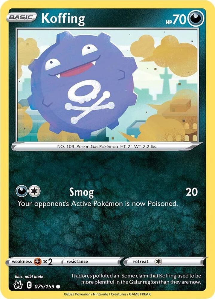 Koffing - 075/159 - Common - CRZ 1