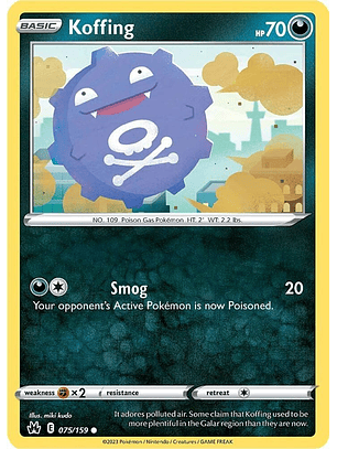 Koffing - 075/159 - Common - CRZ
