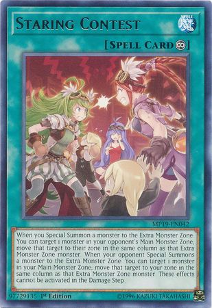 Staring Contest - MP19-EN042 - Rare 1