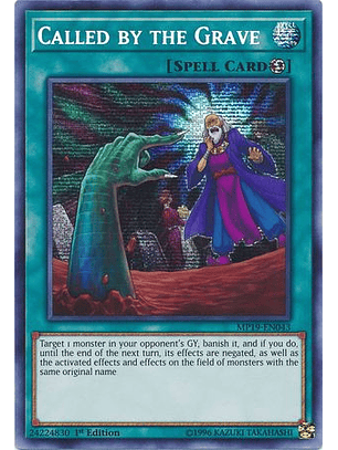Called by the Grave - MP19-EN043 - Prismatic Secret Rare