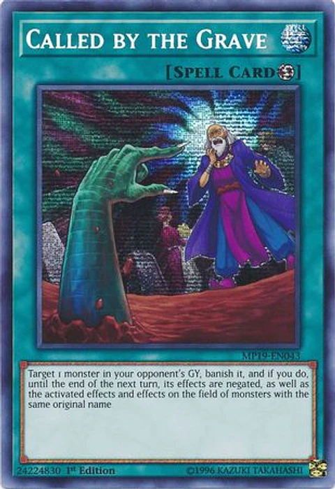 Called by the Grave - MP19-EN043 - Prismatic Secret Rare