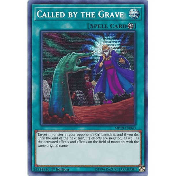 Called by the Grave - MP19-EN043 - Prismatic Secret Rare