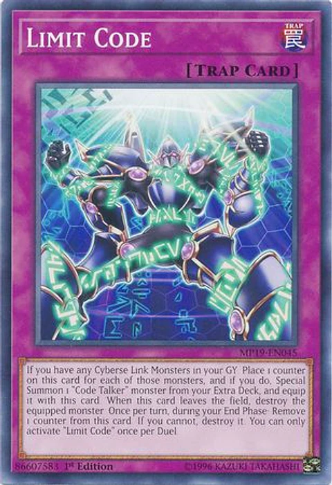 Limit Code - MP19-EN045 - Common