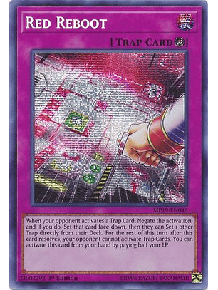 Red Reboot - MP19-EN046 - Prismatic Secret Rare