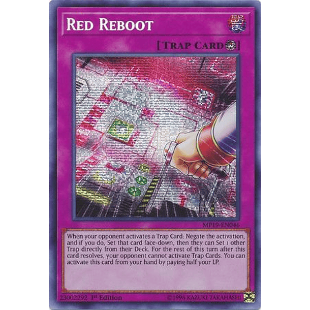 Red Reboot - MP19-EN046 - Prismatic Secret Rare