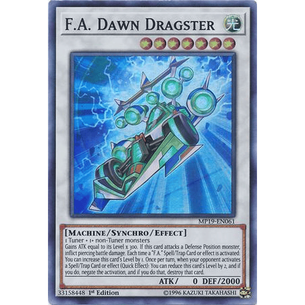 F.A. Dawn Dragster - MP19-EN061 - Super Rare