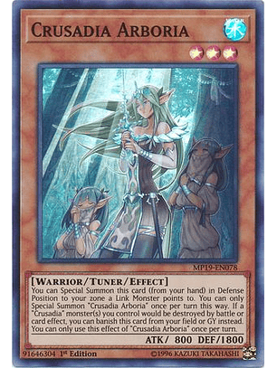 Crusadia Arboria - MP19-EN078 - Super Rare 