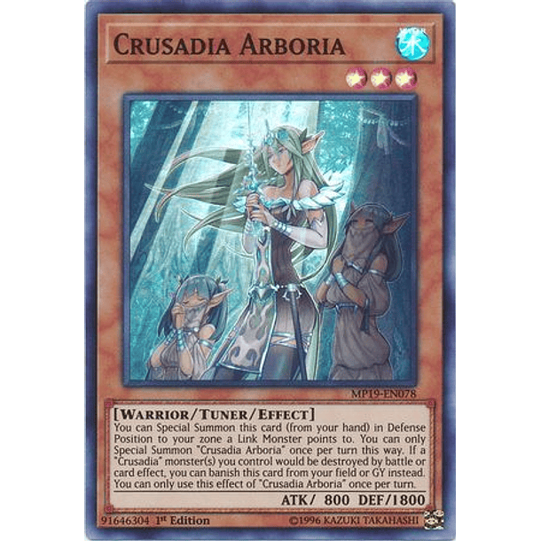 Crusadia Arboria - MP19-EN078 - Super Rare 