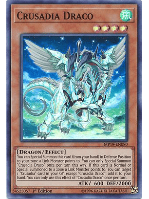 Crusadia Draco - MP19-EN080 - Super Rare