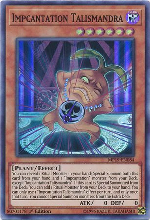 Impcantation Talismandra - MP19-EN084 - Super Rare 