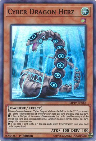 Cyber Dragon Herz - MP19-EN086 - Super Rare 1