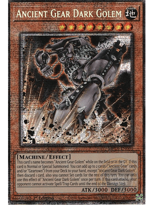 Ancient Gear Dark Golem - MP25-EN003 - Starlight Rare