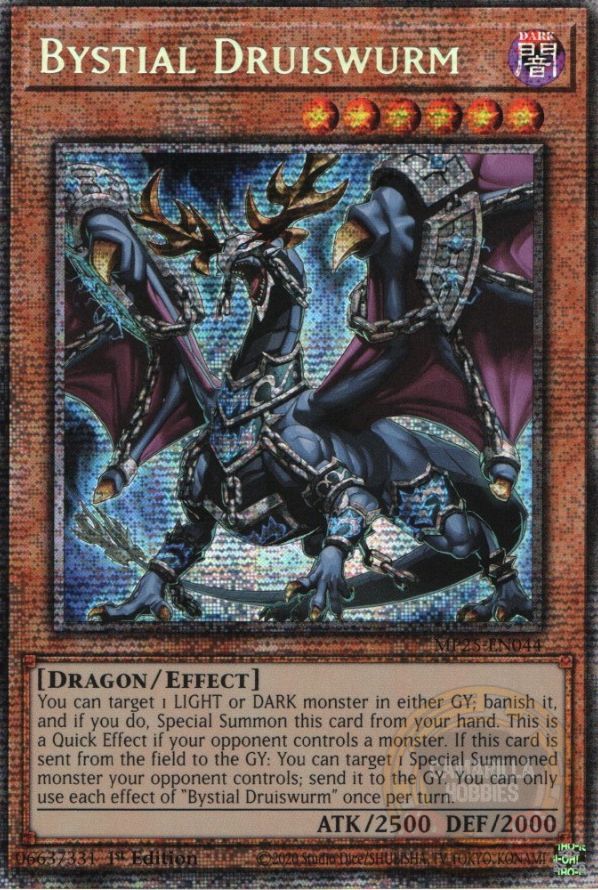 Bystial Druiswurm - MP25-EN044 - Starlight Rare 1