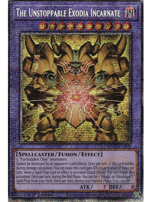 The Unstoppable Exodia Incarnate - MP25-EN008 - Starlight Rare