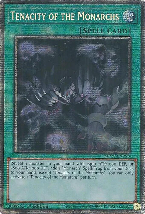 Tenacity of the Monarchs - MP25-EN025 - Starlight Rare 