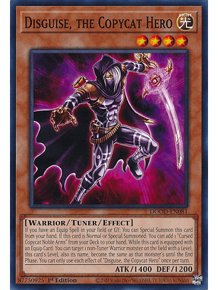 Disguise, the Copycat Hero - DOOD-EN081 - Common 