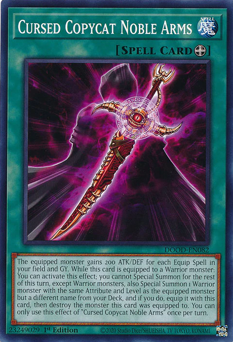 Cursed Copycat Noble Arms - DOOD-EN082 - Common 
