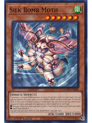 Silk Bomb Moth - DOOD-EN088 - Common 