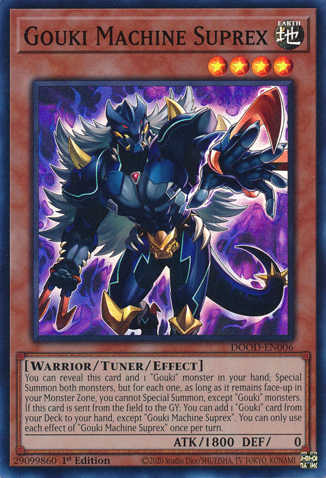 Gouki Machine Suprex - DOOD-EN006 - Super Rare  1