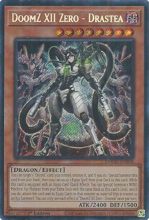 DoomZ XII Zero - Drastea - DOOD-EN008 - Secret Rare 