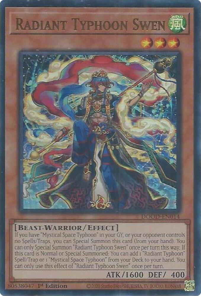 Radiant Typhoon Swen - DOOD-EN014 - Ultra Rare  3
