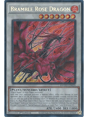 Bramble Rose Dragon - DOOD-EN039 - Secret Rare 