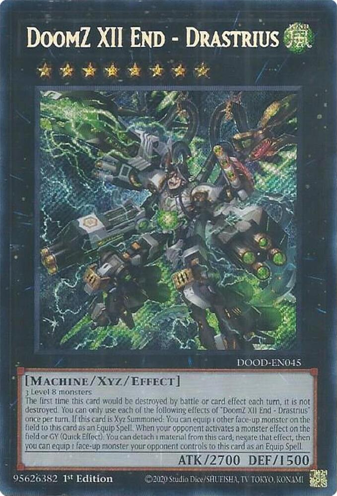 DoomZ XII End - Drastrius - DOOD-EN045 - Secret Rare  1
