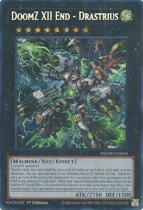 DoomZ XII End - Drastrius - DOOD-EN045 - Secret Rare 