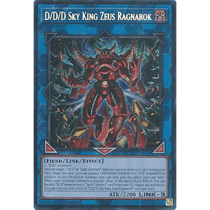 D/D/D Sky King Zeus Ragnarok - DOOD-EN049 - Secret Rare 