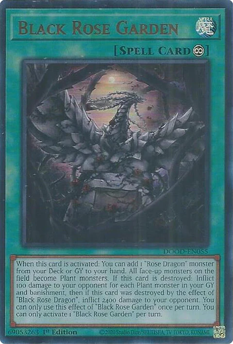 Black Rose Garden - DOOD-EN055 - Ultra Rare 
