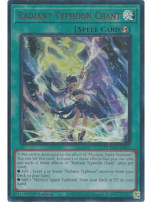 Radiant Typhoon Chant - DOOD-EN061 - Ultra Rare 