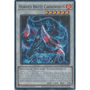 Horned Brute Carnovorus - DOOD-EN098 - Super Rare 