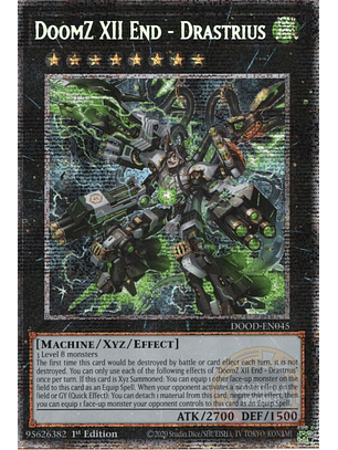 DoomZ XII End - Drastrius - DOOD-EN045 - Starlight Rare 