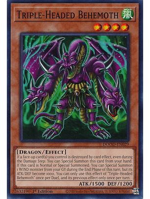 Triple-Headed Behemoth - DOOD-EN029 - Common 